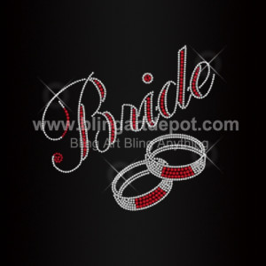 Bride Hotfix Rhinestone Iron On Motifs Bride Hotfix Rhinestone Iron On Motifs